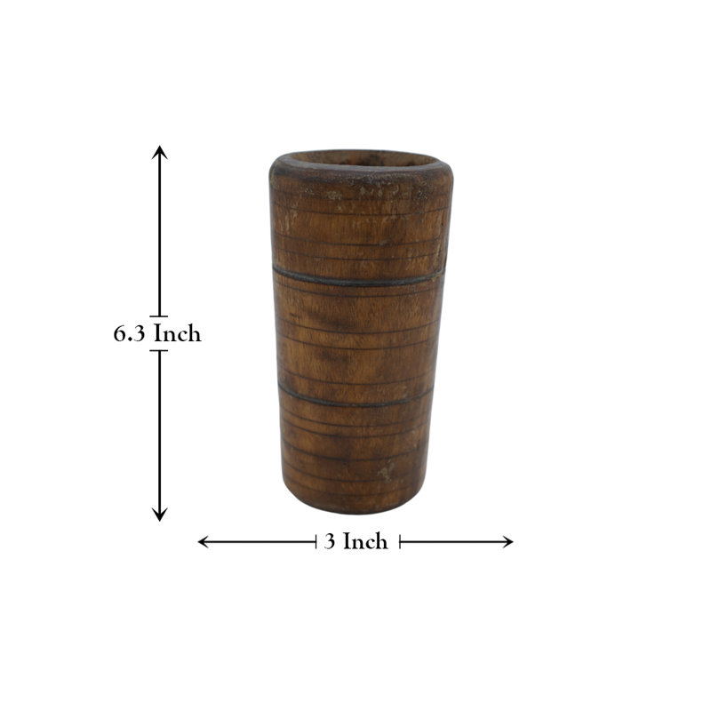  Heritage Wooden Vase for Rustic Charm