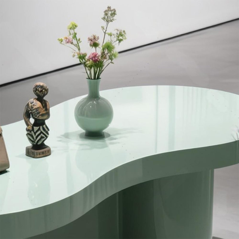 Table de présentation de vêtements vert clair, H 29,53 po x l 70,87 po x P 27,56 po