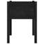 Red Barrel Studio Garden Planters 2 Pcs Black 19.7"X19.7"X27.6" Solid Wood Pine-91895633-91895634