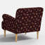 Fauteuil Bristol Ditsy Dahlia bourgogne-139336514-139336517
