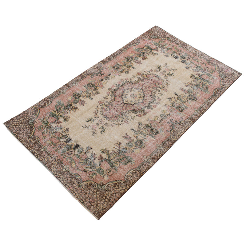 Tapis beige Melis Vintage 5 pi 5 po x 9 pi 1 po