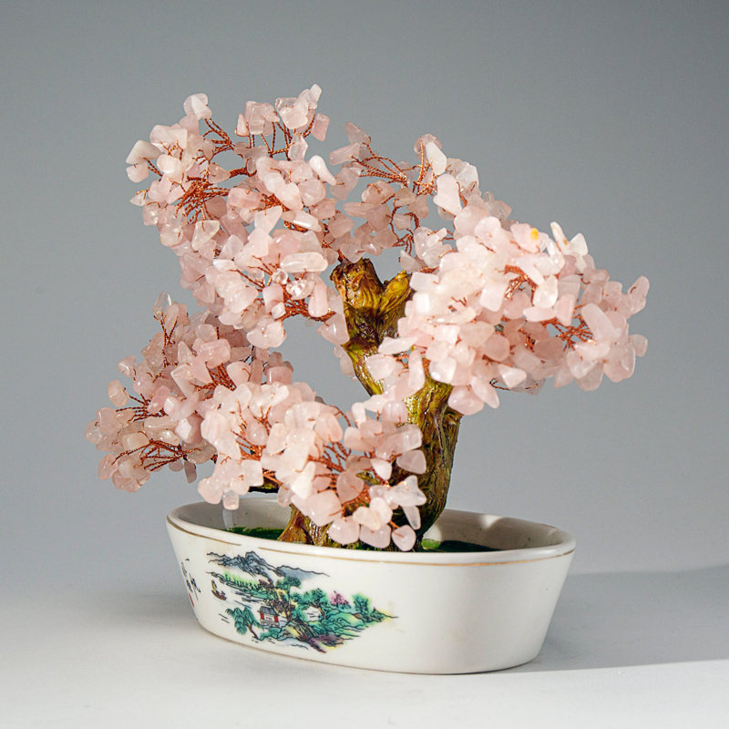 Rose Quartz Plants & Flowers Figurines & Sculptures