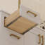 Meuble-lavabo simple 36 po avec plateau en quartz blanc Rooh-101808755-101808757