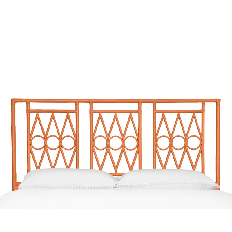 Michelle Headboard, King, Citrus Orange