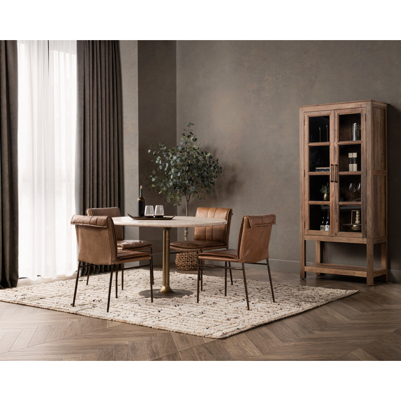 Kharga Reclaimed Wood Display Cabinet