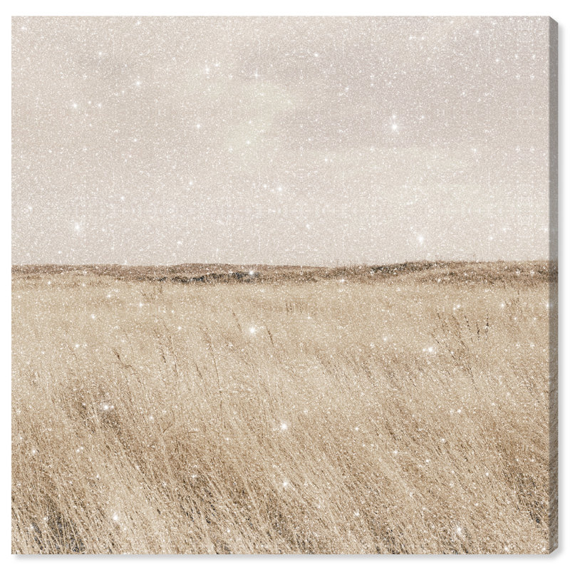Golden Nature Print by Oliver Gal, 12" H x 12" W, Gallery Wrapped
