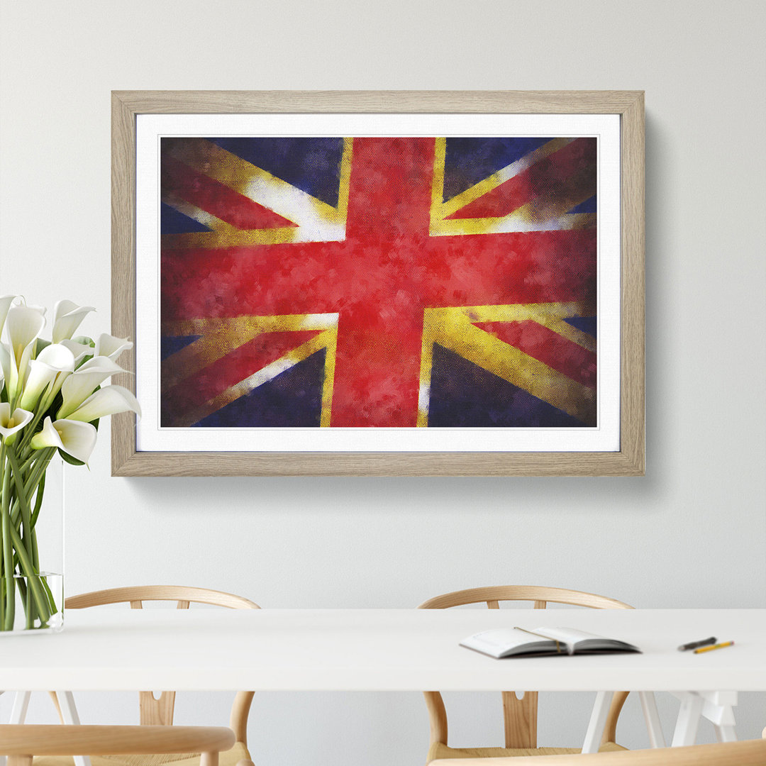 Union Jack British Flag Vol.2 - Picture Frame Painting