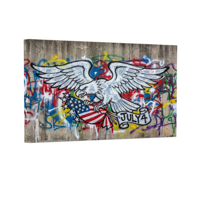 Fashion American Eagle avec drapeau et bannière du 4 juillet