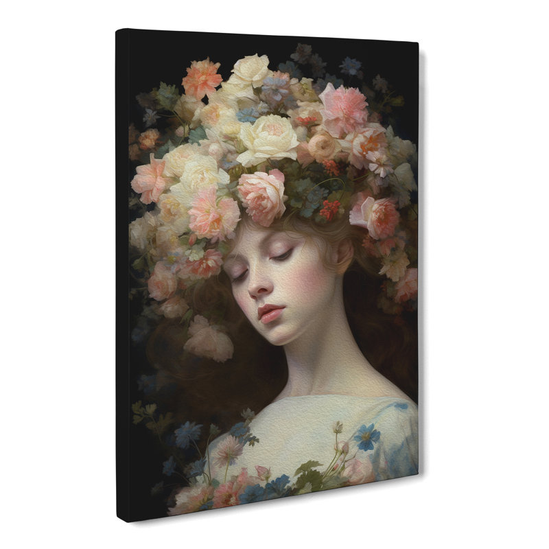 Floral Realism - Wrapped Canvas, 60cm H x 40cm W x 3cm D