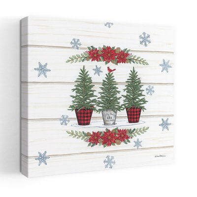 Arbre de Noël, art contemporain poinsettia