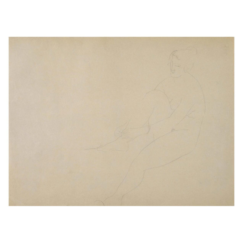 Nude by Amedeo Modigliani - Giclee Print, 22" H x 28" W