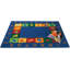 Tapis bleu / rouge touffeté Premium Collection-1747831592