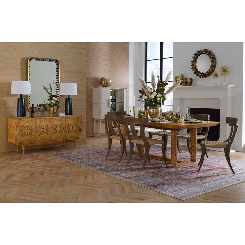 Milos Solid Wood Dining Chair, Driftwood