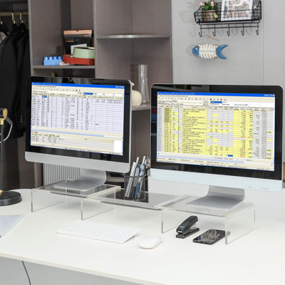 Oumaima Acrylic Monitor Stand