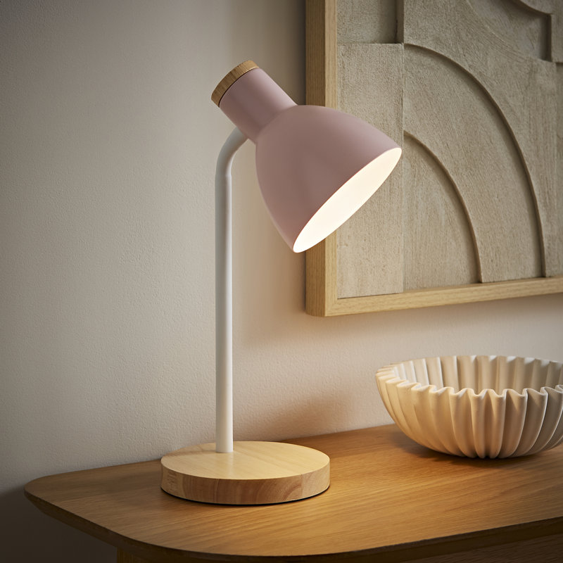 Rokeisha Desk Lamp, Blush