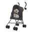 Poussette pour animaux de compagnie pour petits chats avec ventilation en filet, conception pliable légère, porte-gobelet, noir