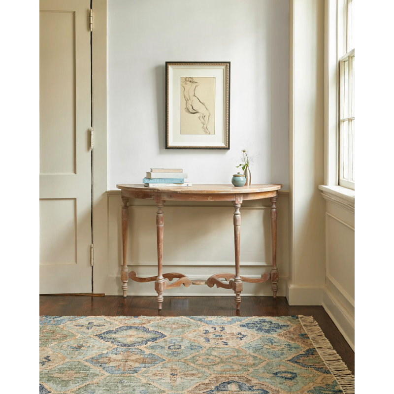 Pali Blue Handwoven Jute Rug, 10x14