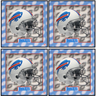 Sous-verre Buffalo Bills Helmet (Ensemble de 4)