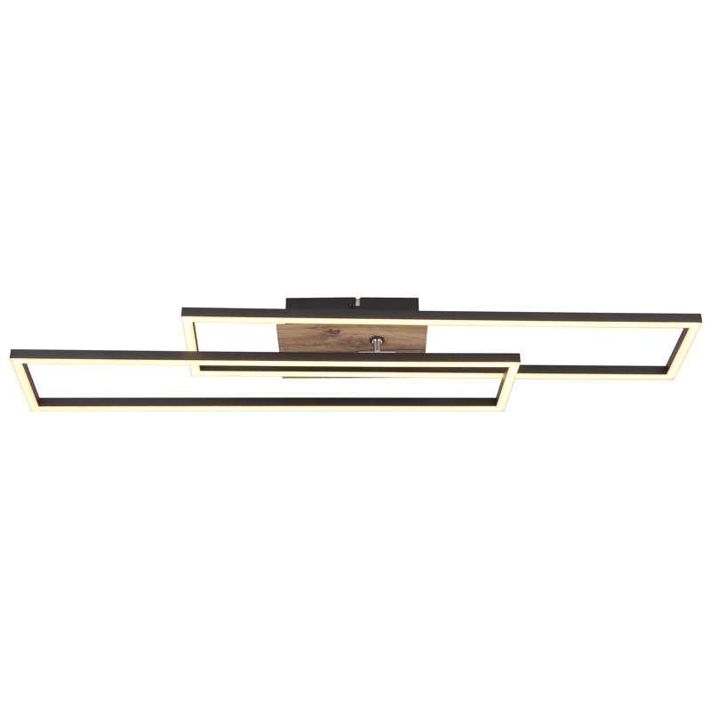 Chanett Aluminium LED Flush Mount, Matte black