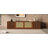 78.7" Mid-Century Modern TV Stand with 4 Storage Cabinets for Living Room