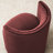 Velvet Rolling Barrel Armchair with Wheels-998789977