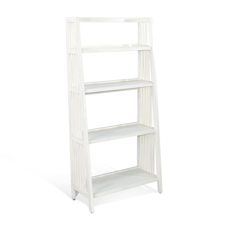  Bibliothèque étagère SAHINA H 60 po x l 28,25 po x P 14,25 po, (4 tablettes) H 60 po x l 28,25 po x P 14,25 po, Marbre blanc