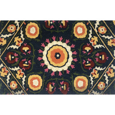 Deklin Looped / Hooked Oriental Rug