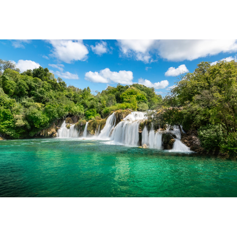 Waterfalls Of Krka National Park - Wrapped Canvas Print, 30cm H x 46cm W x 3.8cm D