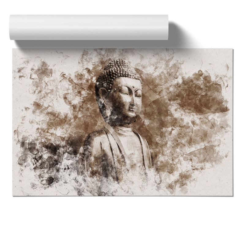 Buddha Statue Vol.3 - No Frame Print, 59cm H x 84cm W x 0.1cm D