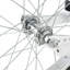 Scooters réglables en blanc pour enfants, 54,8 x 22,8 x 35,5 po avec trottinette en acier blanc doux