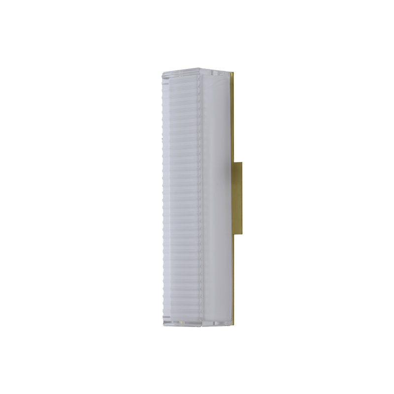 Transitional 1-Light LED Rectagnular Wall Sconce 