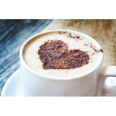 " Heart Shape On Cappuccino Cup " by Catalina-Gabriela Molnar