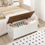 Storage Chest, Wooden Storage Bench With Drawer, Blanket Storage Box, Wooden Storages Chest Trunk, Large Toy Chest, Shoe Storage Bench,U-Shaped Opening