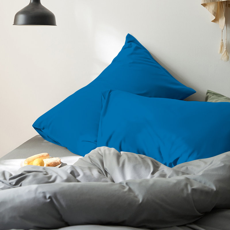 Bed Pillowcases, 1800 Brushed Microfiber Queen Pillow Cases with Envelope Closure - 20x30 Inches - NTBAY, Royal Blue
