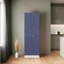Armoire de rangement à plusieurs étages avec cinq tablettes de rangement et deux portes, solution de rangement et d'organisation pour la cuisine