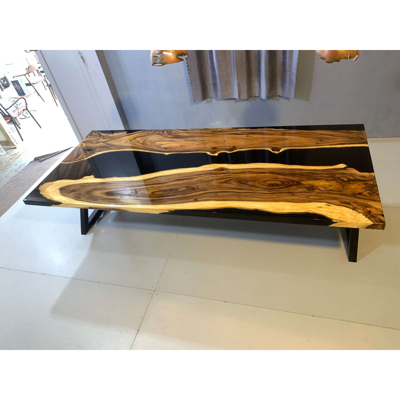 Gerene Solid Wood Top Dining Table