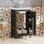 Petit meuble-lavabo moderne de 20 pouces avec lavabo en céramique - 20 * 14,5 * 33,3 pouces, rangement spacieux, 1 porte à fermeture en douceur-188834479