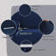 Housse pour causeuse à coussins carrés-317004240