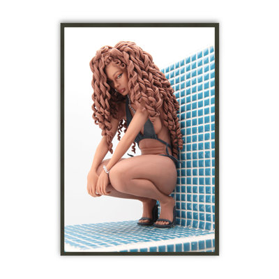 Good Black Art "Elise" Wall Art Print by PJ Harper | Rectangle | Solid Wood Frame | Limited Edition