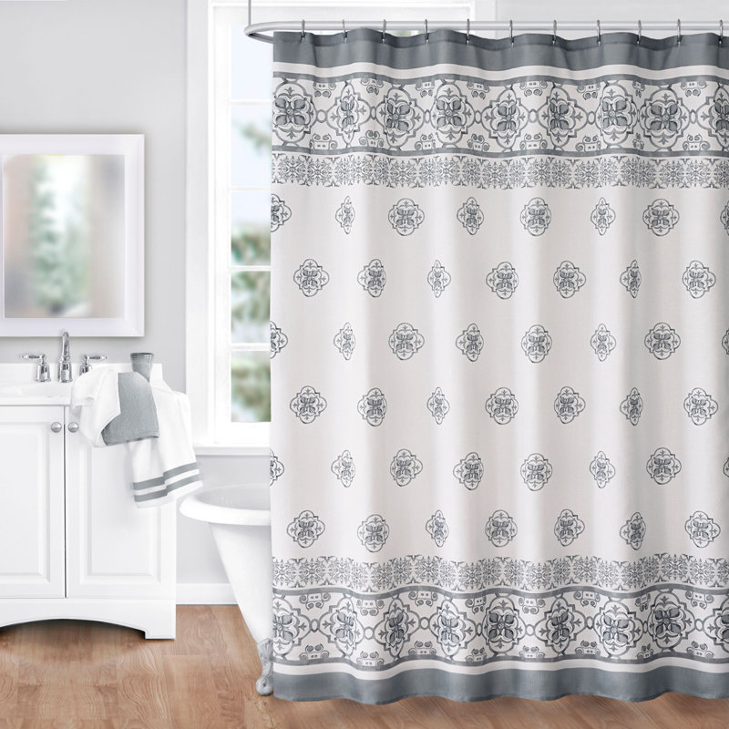 Rideau de douche Guven, Gris