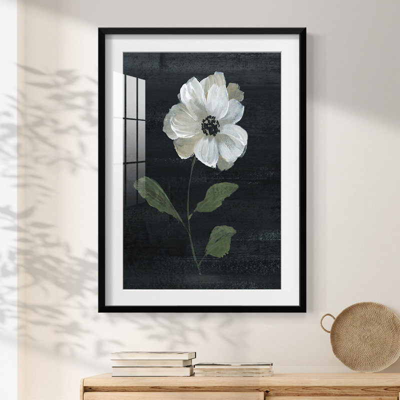 Salazar - Toile tendue avec châssis, H 28,5 po x l 20,5 po, Noir