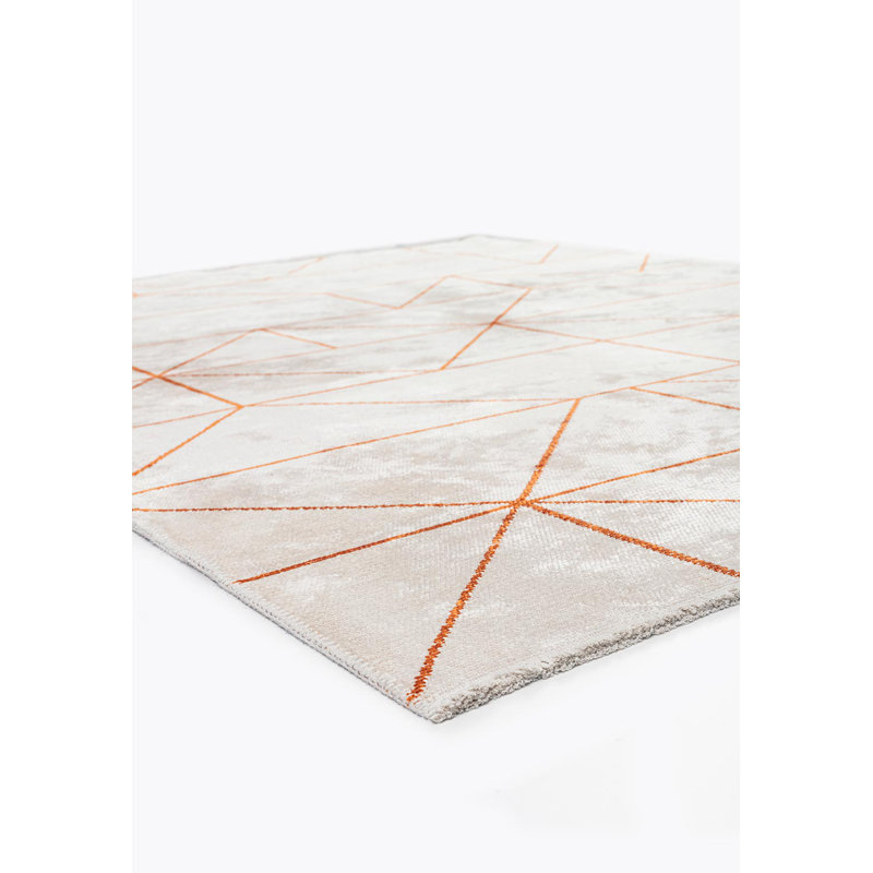 Rapture Abstract Area Rug, Rectangle 6'7" x 9'10"