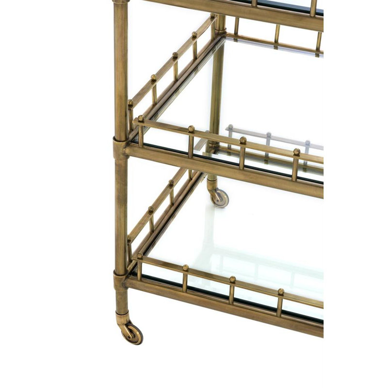 Scarlett Bar Cart, Brass