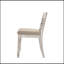 Havanna Set Of 2 Off White 19" Wide Contemporary Fabric Chair With Cushion