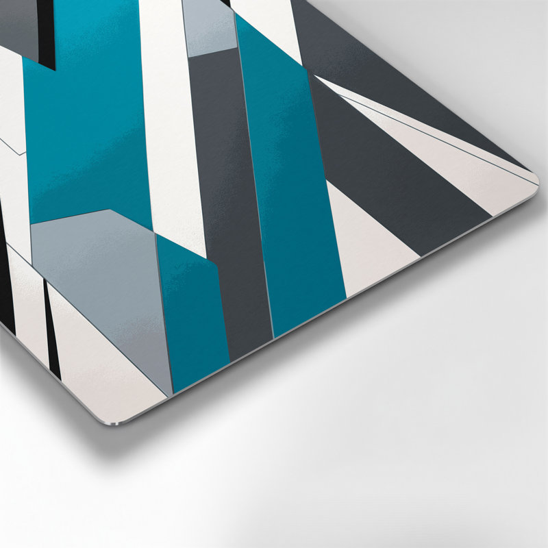 Art mural en métal Hard Edge 92, H 12 po x l 18 po