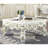 Antique White Finish Coffee Table