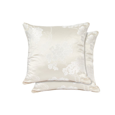 Blossom Floral Square Throw Pillow Cover