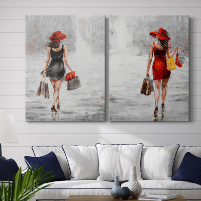" City Shopping I " 2 - Pieces