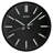 QXA521JLH Wall Clock, Black