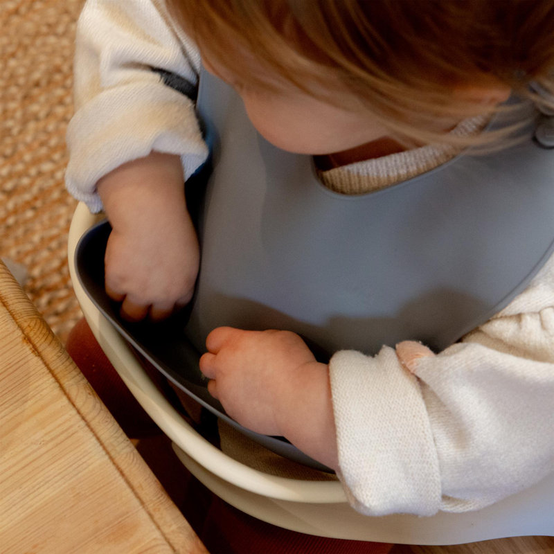 Tiny Dining - Baby Silicone Suction Weaning Set, Grey